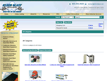 Tablet Screenshot of abrasive-equipment.kleenindustrialservices.com